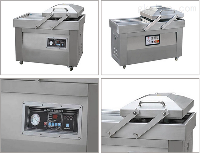 小型食品加工厂购买了我司一台双室真空包装机(图2)