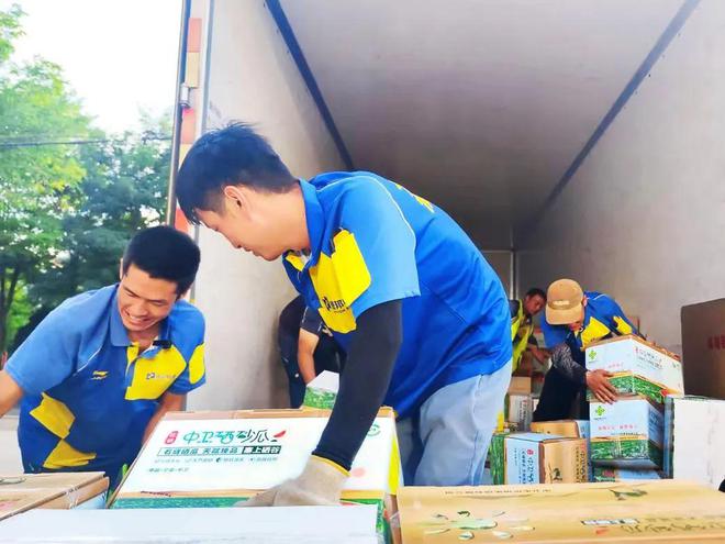 九游体育网站：德邦快递护航宁夏硒砂瓜铺就农民增收致富路(图1)