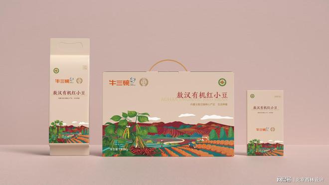 北京西林设计助力牛三碗打造独特有机杂粮食品包装(图2)