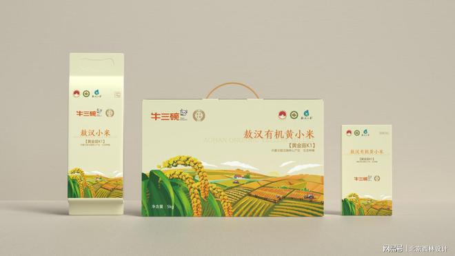 北京西林设计助力牛三碗打造独特有机杂粮食品包装