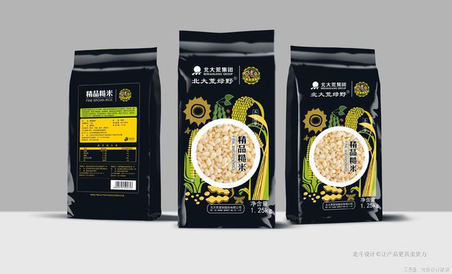 九游体育网站：北大荒集团杂粮系列包装设计x北斗原创设计(图3)