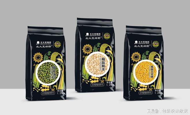 九游体育网站：北大荒集团杂粮系列包装设计x北斗原创设计(图4)