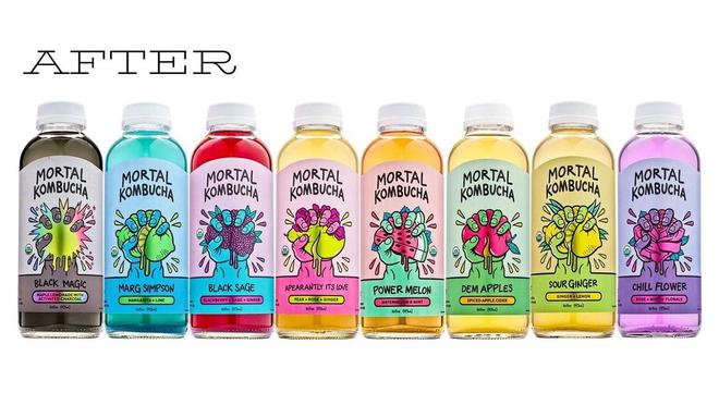 九游体育网站：Mortal康普茶包装设计每一款产品都需要一个吸引人眼球的视觉(图3)