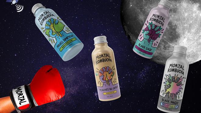 九游体育网站：Mortal康普茶包装设计每一款产品都需要一个吸引人眼球的视觉(图1)