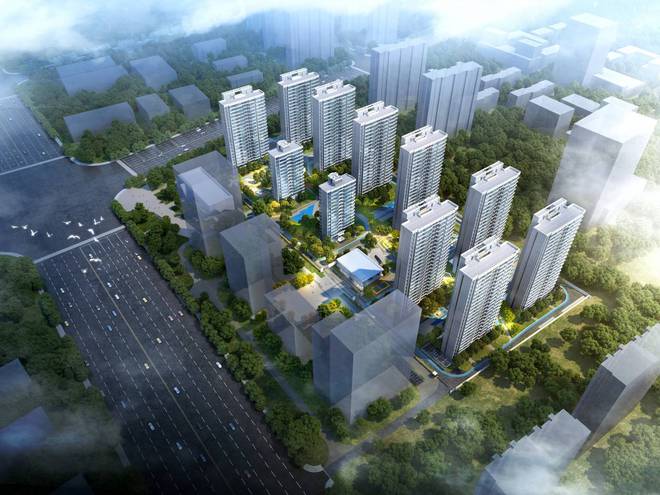 西安陕建崇文朗樾品质好房一房一价国企开发建筑类型(图2)