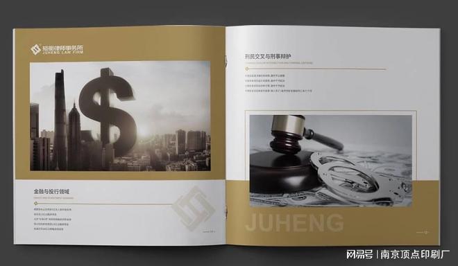 九游体育网站：南京法律业务宣传册设计-公司管理画册印刷-南京包装盒印刷(图3)