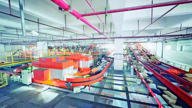 快速环保科技——看“双11”快递如何送达